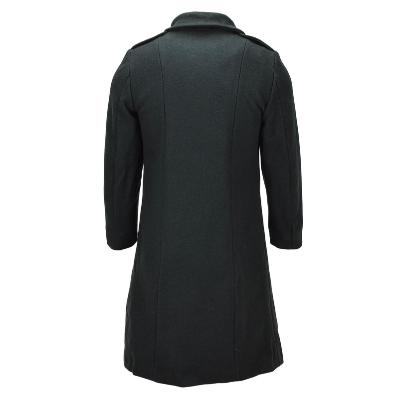 Pardessus en laine original de l’Armée canadienne pour femme Surplus militaire vert foncé