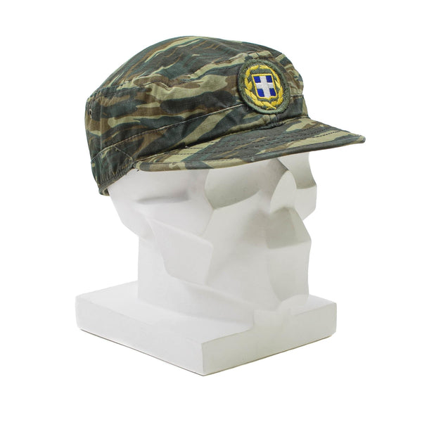 Casquette militaire légère d'été de camouflage de lézard de troupes de campagne de l'armée grecque originale