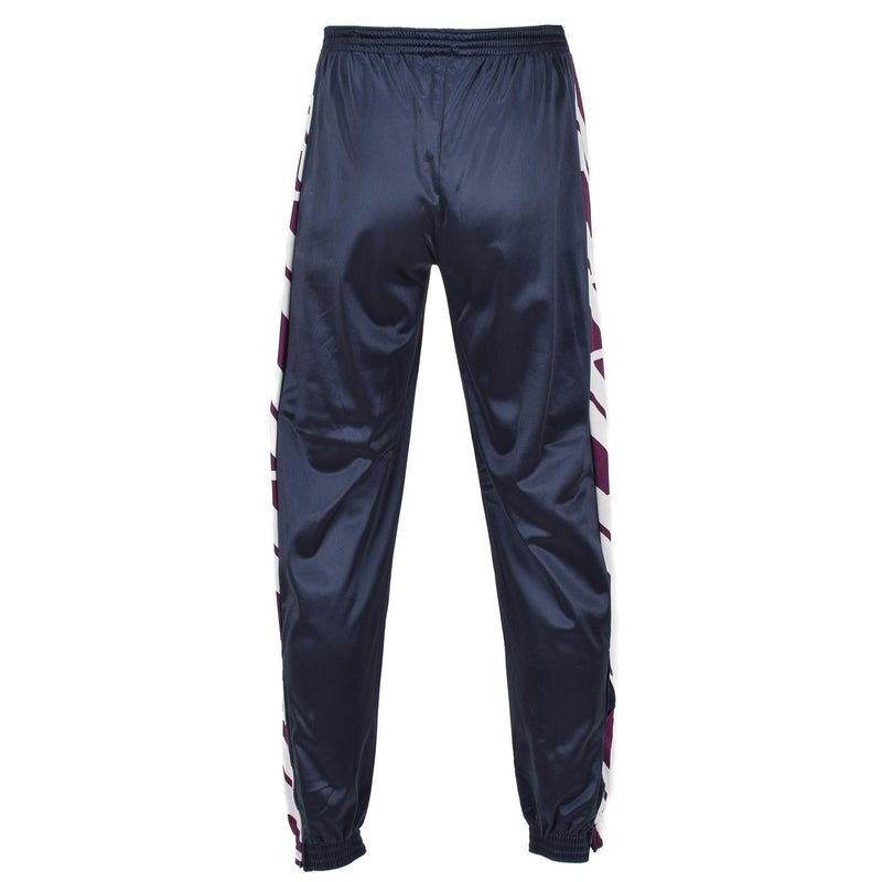 Originele Franse militaire school trainingsbroek sportbroek gestreept lopen wandelen
