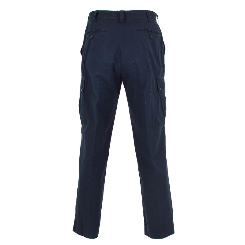 Originele Britse politiebroek blauw ripstop duurzaam uniform broek overschot