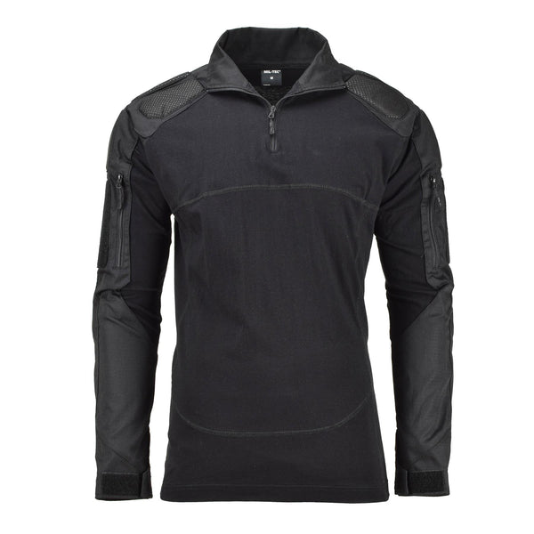 Mil-tec merk militaire stijl duurzaam tactisch gevechtshirt chimera zwart