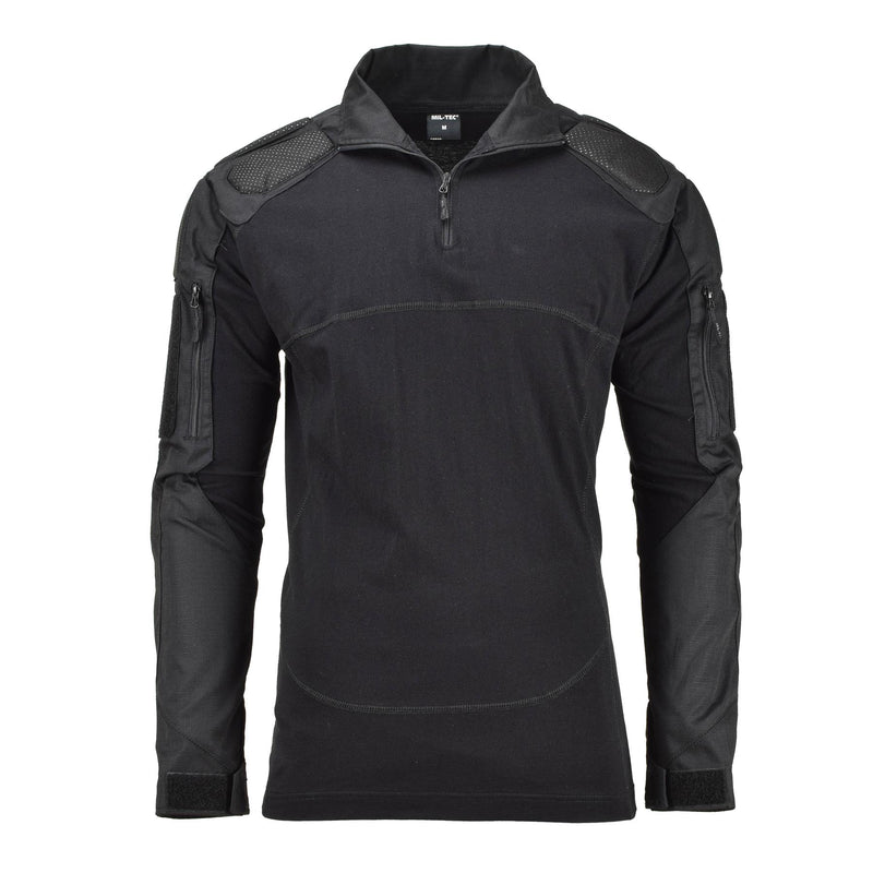 Mil-tec merk militaire stijl duurzaam tactisch gevechtshirt chimera zwart