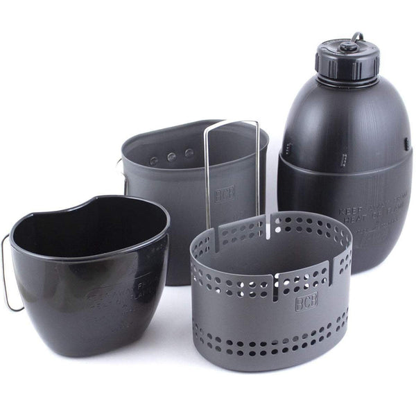 BCB MK2 De Crusader Cooking Set 6 PCS Fire Starter Kachel NAVO MUG CANTENEEN