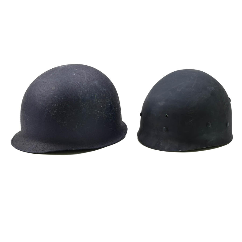 Originele militaire Belgische stalen helm M51 Tactical Combat Army Inner PVC Blue