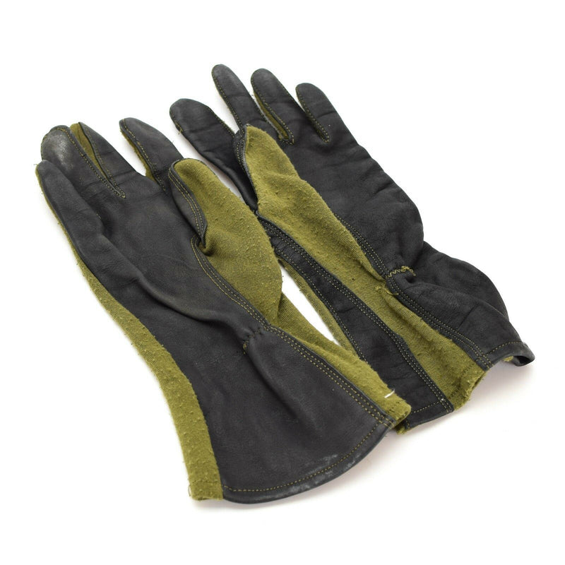 Echte Amerikaanse legergevecht Gloves Leather Aramid Fiber Air Force Military Nomex OD