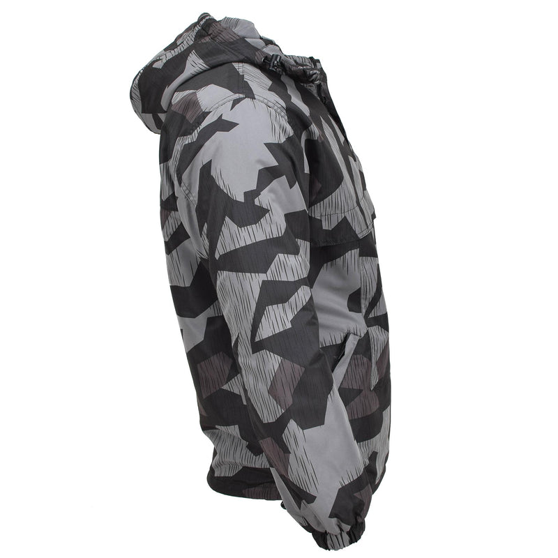 Veste Anorak MIL-TEC Splinter Night Camouflage Coupe-vent à capuche Vêtements de sport chauds