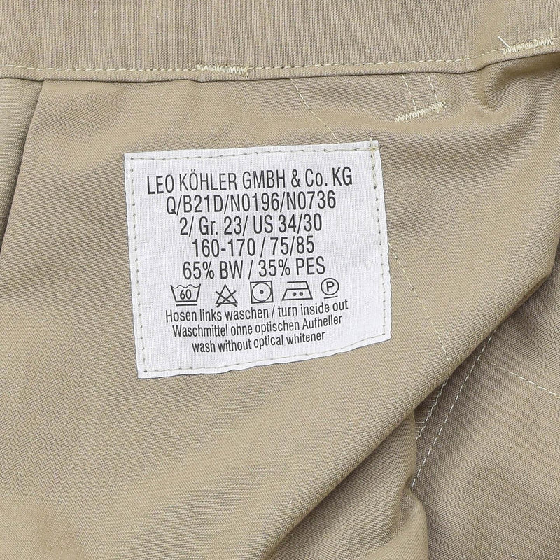 Leo Kohler Militaire tactische veldbroeken Tropentarn Camo wandelbroek