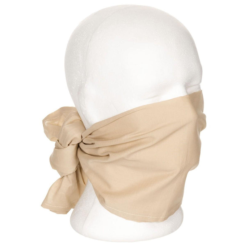 Echte Britse leger Desert Scarf Khaki Bandana Headwrap 105x40cm 41 "X16" Nieuw