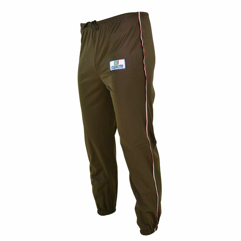 Pantalon de survêtement d'entraînement de l'armée italienne authentique Pantalon de sport militaire vintage