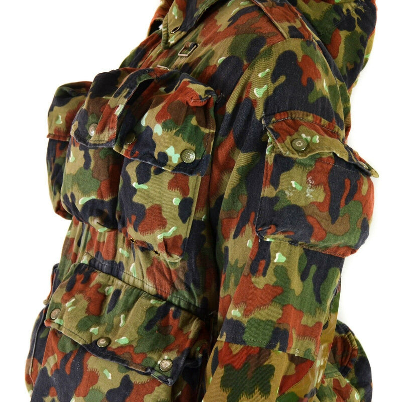 Echte Zwitserse legerjack M70 Alpenflage Camo Sniper Combat Hooded Parka