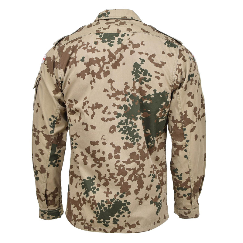 Chemisier de campagne authentique de l'armée géorgienne, chemises tactiques de terrain camouflage tropentarn