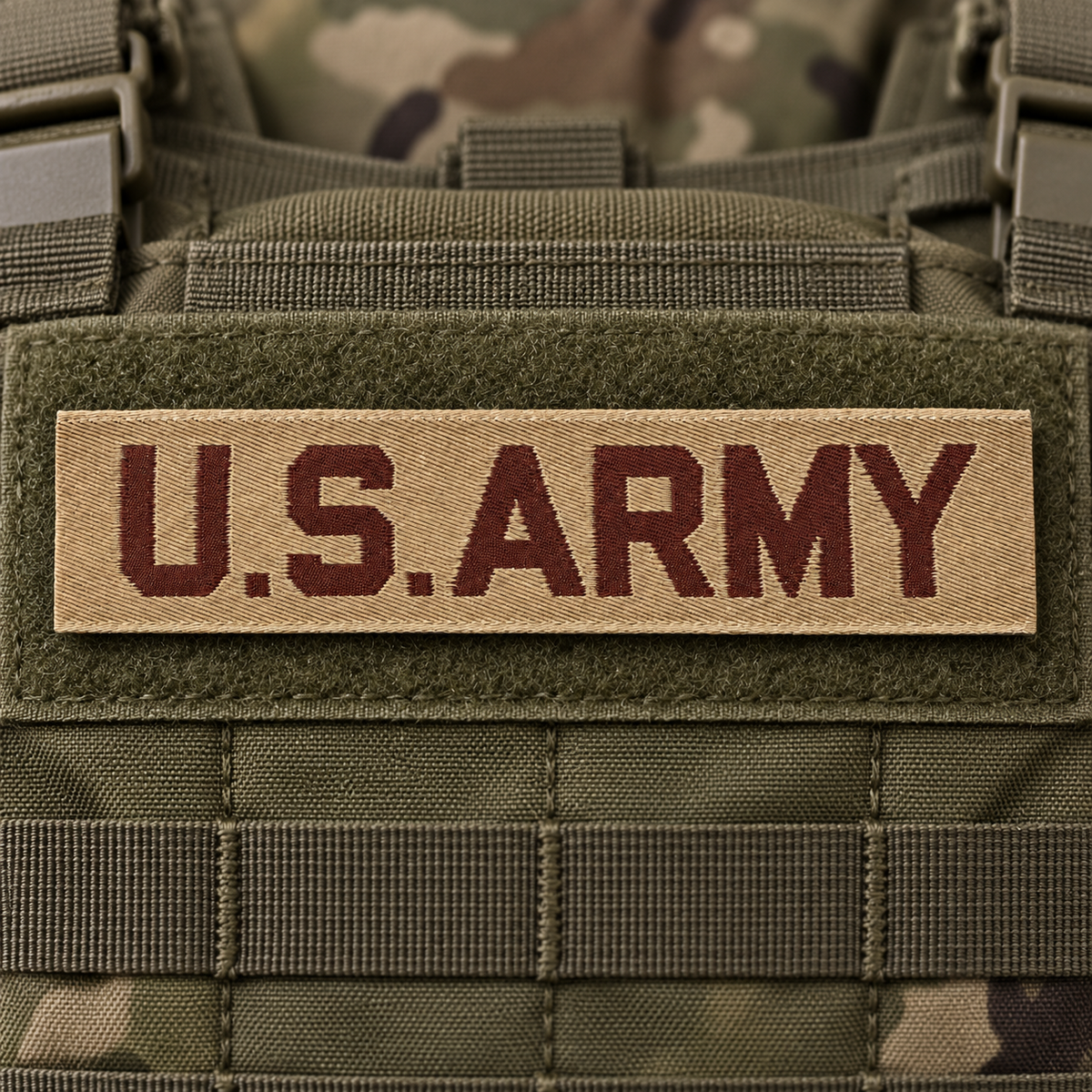 Originele Amerikaanse militaire borstbandpatch Insignia Collectible Army Surplus Khaki