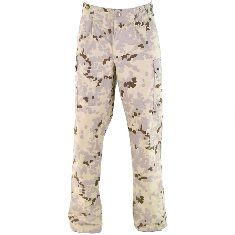 Pantalon de combat de campagne camouflage désert authentique de l'armée allemande, pantalon tropical NEUF