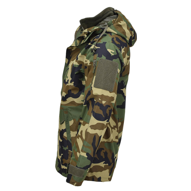 Veste d'hiver doublée style militaire GEN II MIL-TEC Parka softshell camouflage boisé
