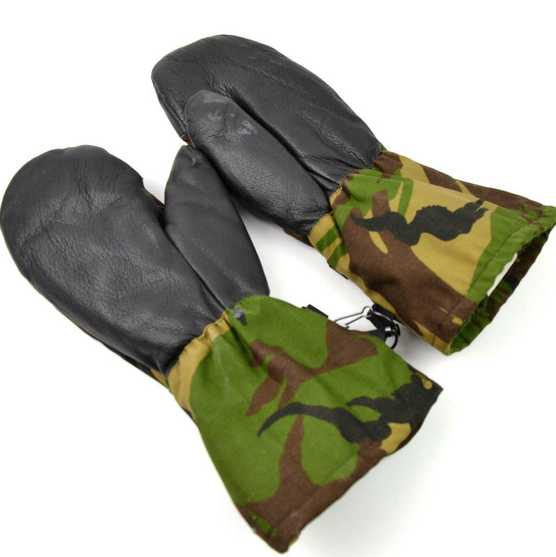 Oorspronkelijke Nederlands leger DPM Woodland Camo wanten. Nederlandse militaire handschoenen