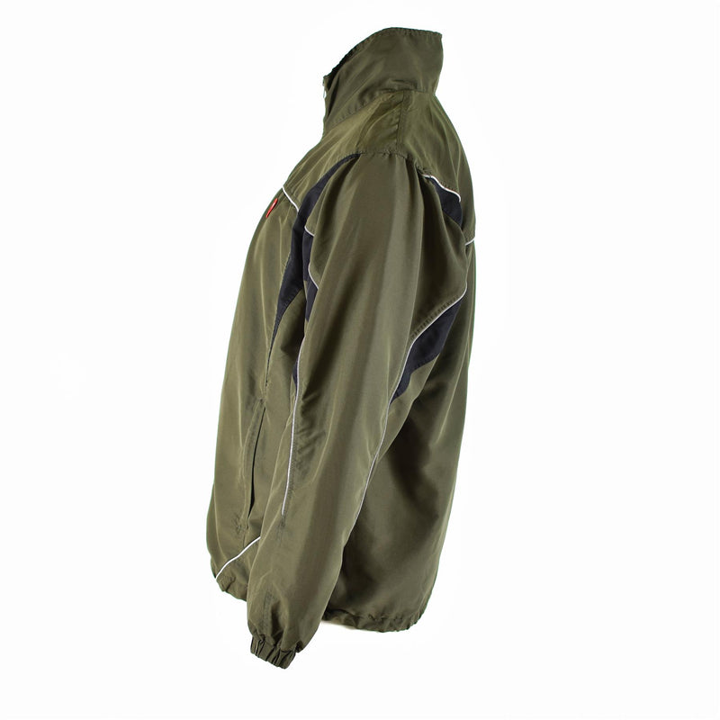 Echt Oostenrijkse leger training trainingspak top jas sport vintage od green