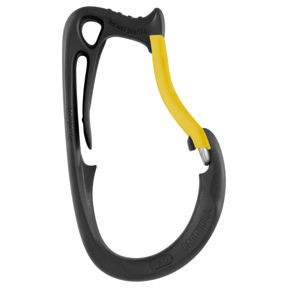 PETZL CARITOOL L Harnas Gereedschaphouder 15kg Apparatuurorganizer Zwart