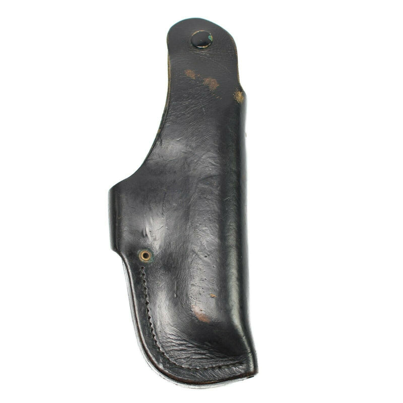 Originele Duitse politie -pistool Holster Zwart leerhouder