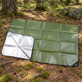 MFH Noodzeil 210 x 150 cm aluminium gecoat campinggrondzeil OD groen