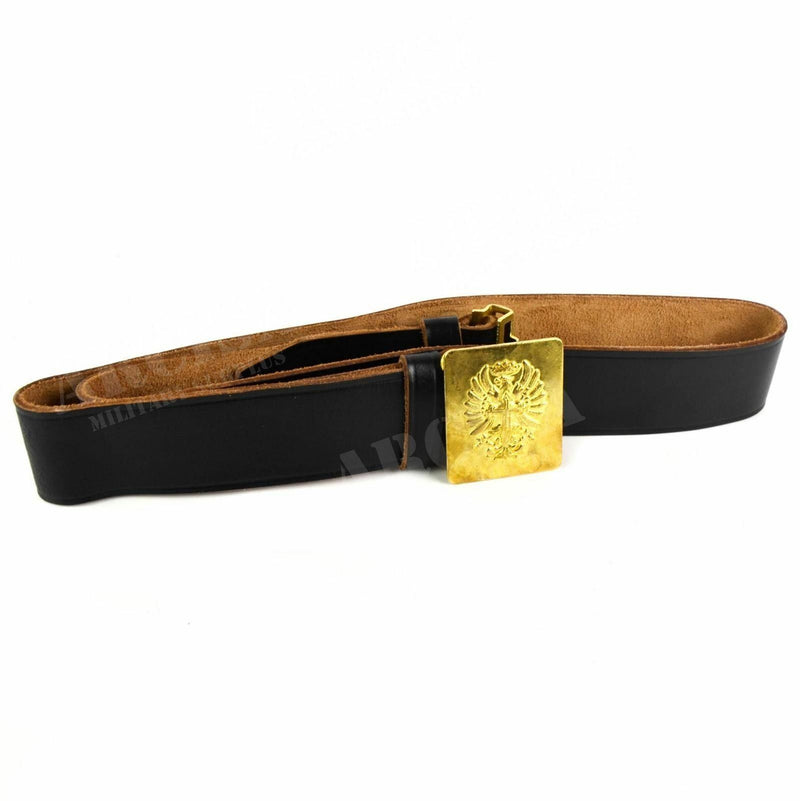 Echt Spaans legerleer formele riem messing buckle militaire broek broek