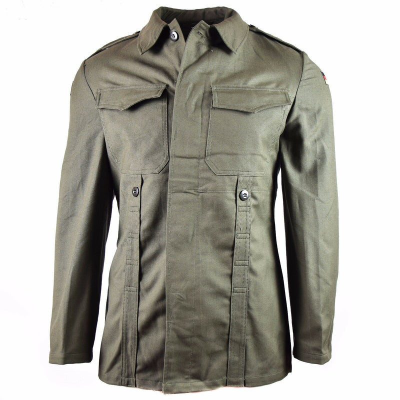 Veste Moleskine d'origine de l'armée allemande. Veste de campagne vintage BW olive drab