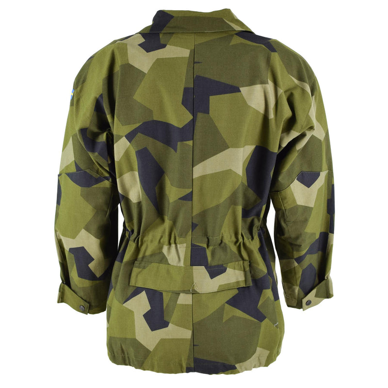 Origineel Zweeds leger zware M90 ​​jas splinter camo militaire veldtroepen nieuw