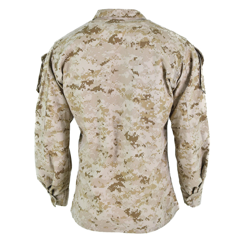 Originele Amerikaanse legertroepen jas BDU digitale woestijn camo shirts militair probleem