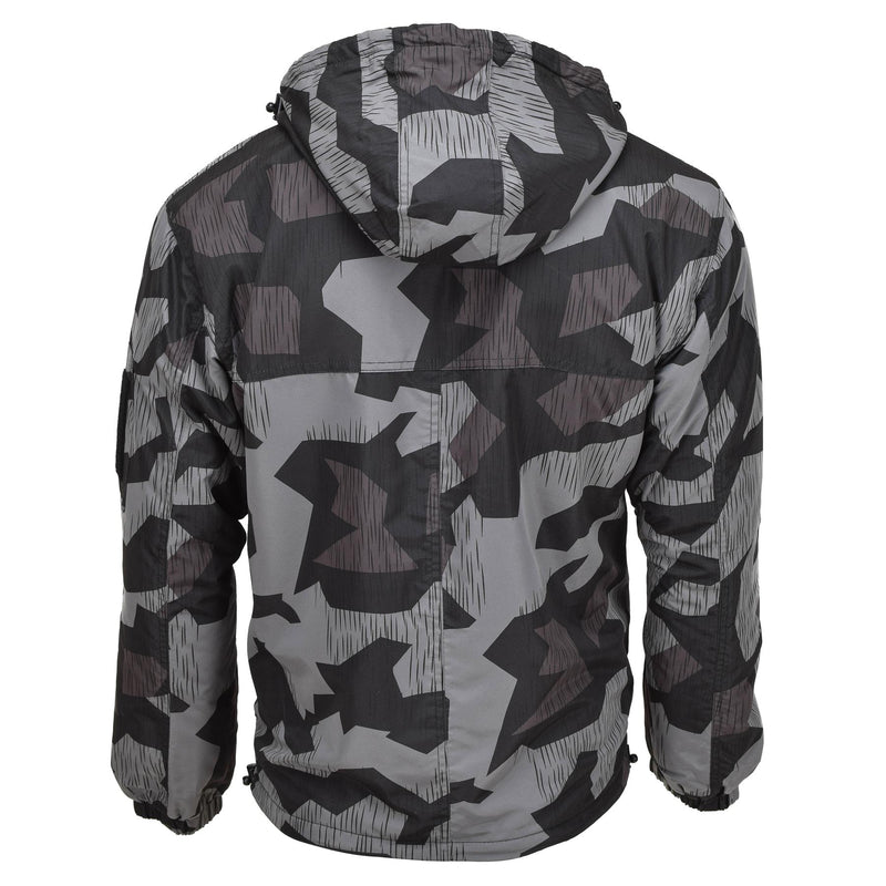 Veste Anorak MIL-TEC Splinter Night Camouflage Coupe-vent à capuche Vêtements de sport chauds