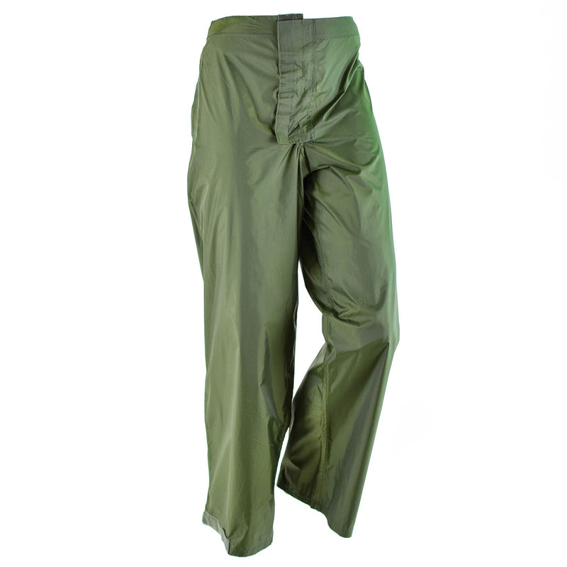 Pantalon de pluie imperméable authentique de l'armée danoise OD