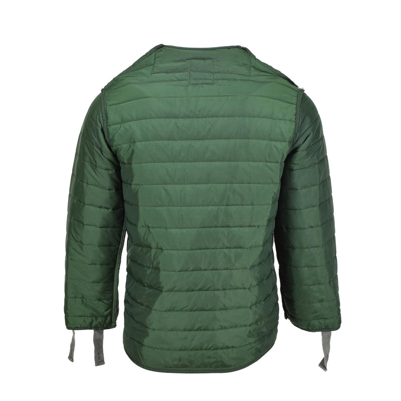 Veste militaire grecque originale M65 à manches longues, doublure verte, surplus de l'armée grecque