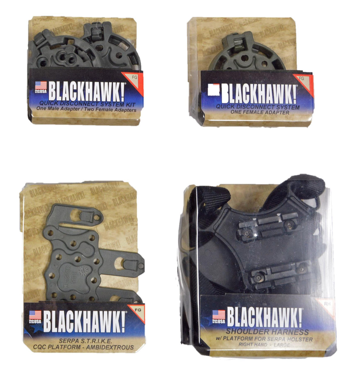 Ensemble d'étuis pour pistolet militaire américain, Original, Blackhawk SERPA LV3 Beretta feuillage