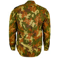 Chemise de combat M90 originale de l'armée roumaine, poches poitrine, camouflage à feuilles extérieures