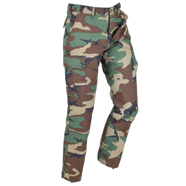 Pantalon cargo multicolore en ripstop BDU de style armée américaine de marque Mil-Tec