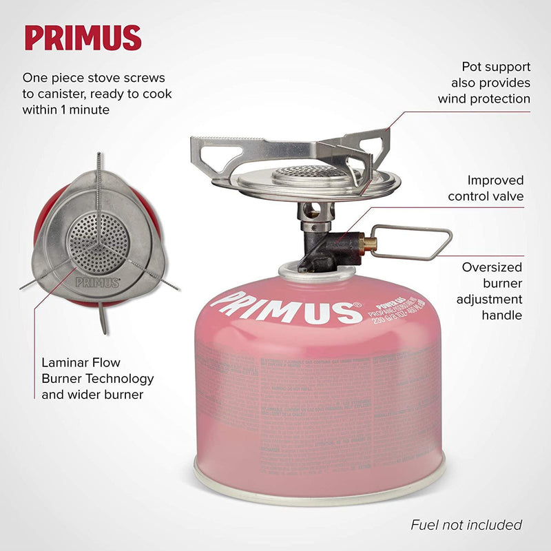 Primus Essentiële Trail Kachel Compact Camping Cooking Butane Liquid Gas Burner