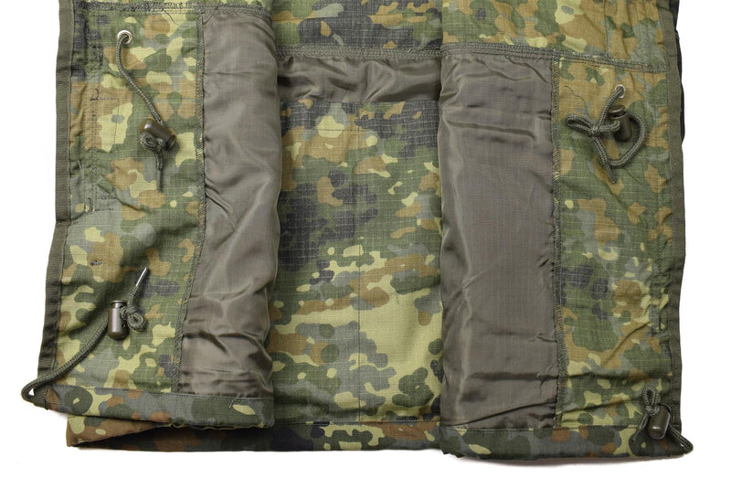 Veste de marque Mil-Tec RipStop Smock armée allemande Flecktarn Camo Parka Vêtements pour hommes