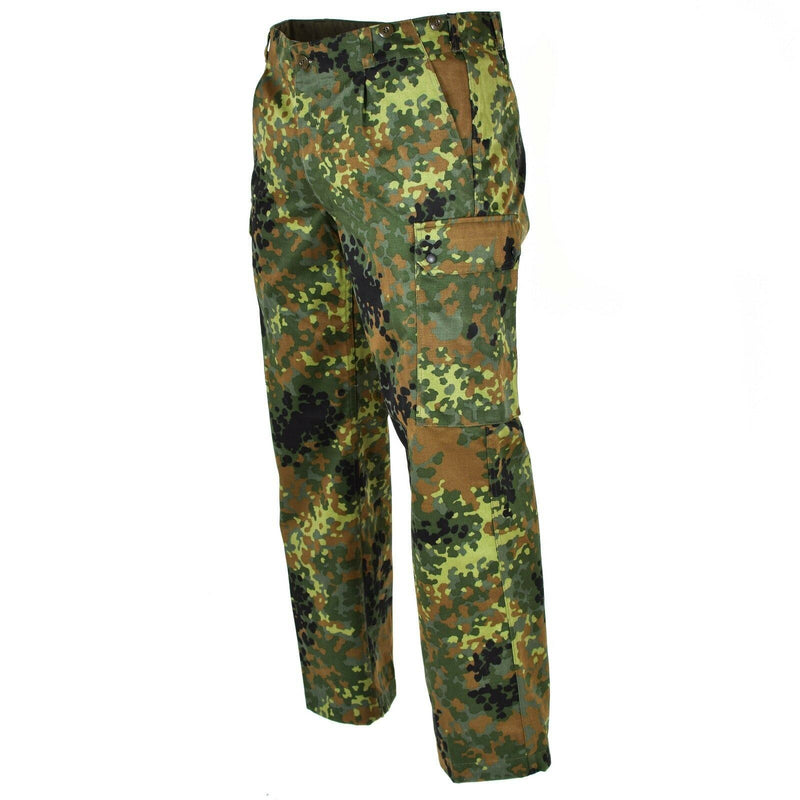 Pantalon de combat de l'armée allemande authentique flecktarn camouflage BW NEUF