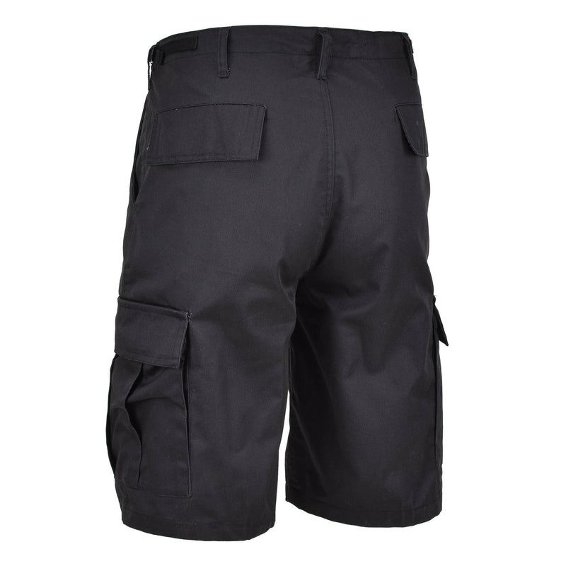 Uniforme de combat de troupes de style militaire de marque Mil-Tec Bermuda Short d'armée noir