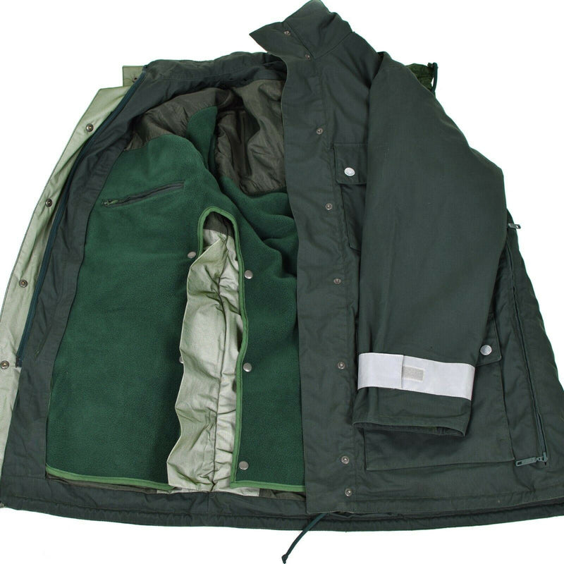Echt Duitse politiejas Goretex Groene waterdichte BGS Parka Border Guard