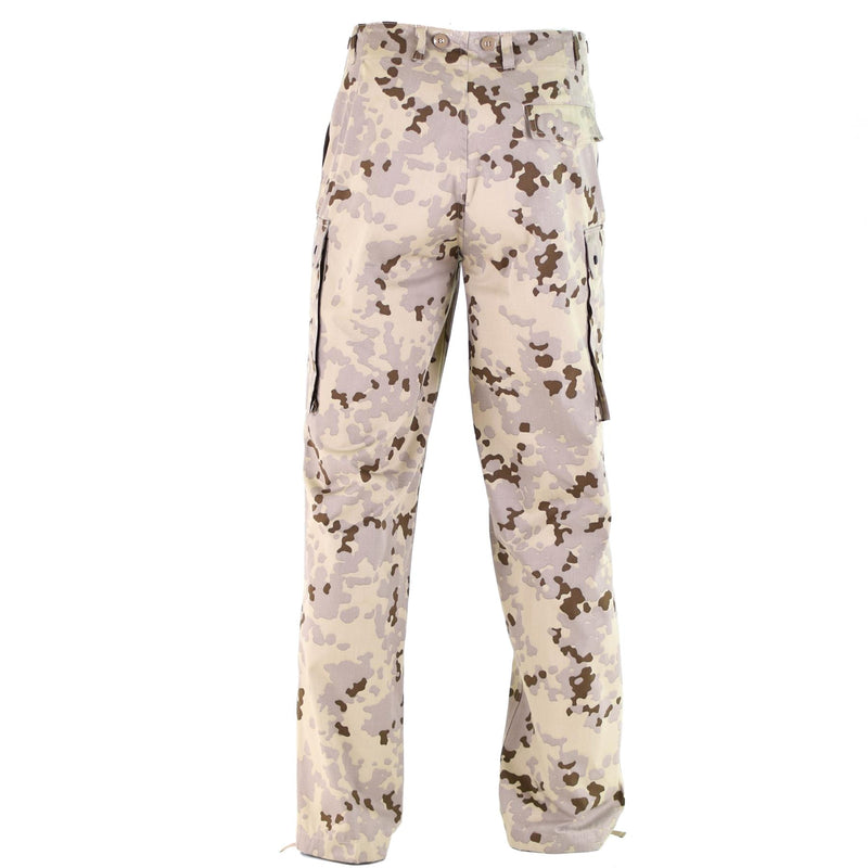 Pantalon de combat de campagne camouflage désert authentique de l'armée allemande, pantalon tropical NEUF
