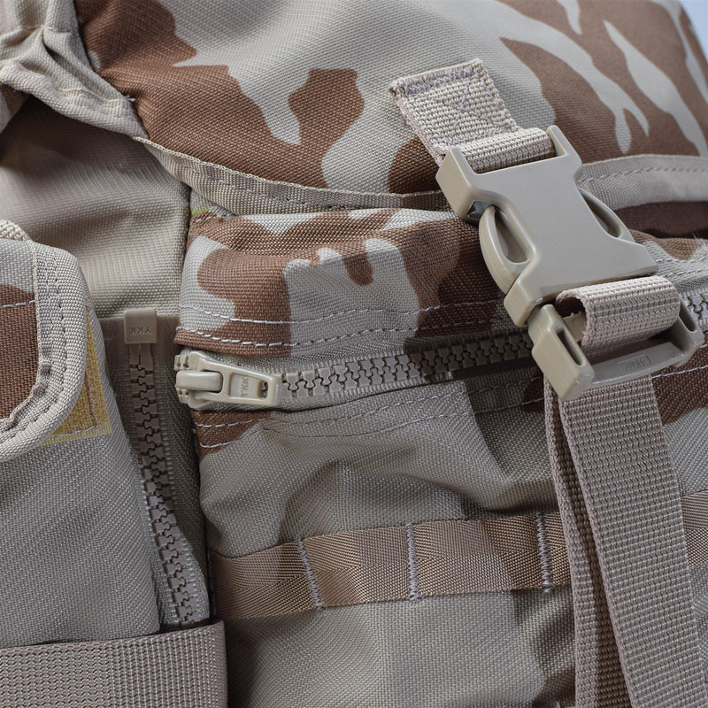 Sac à dos militaire d'origine tchèque Molle Desert Camo 30l à dégagement rapide