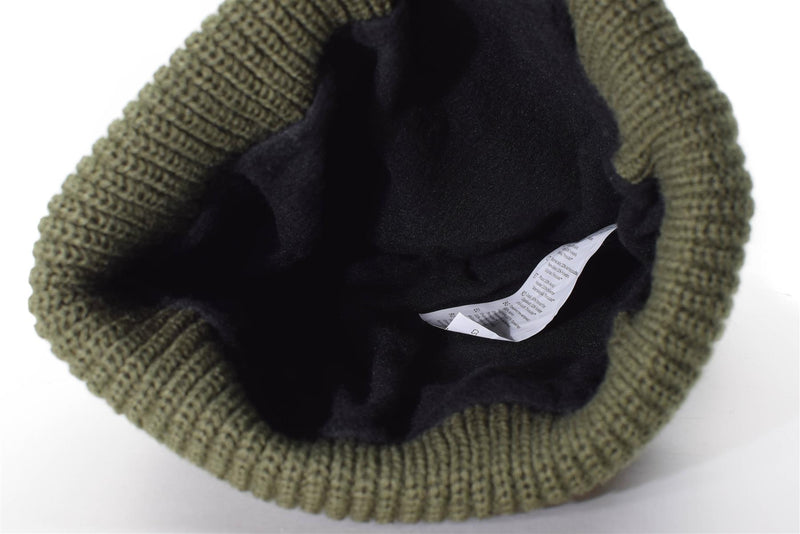 Merk mil-tec beanie breat cap horloge cap thinsulate ™ olijf winter hoed een maat
