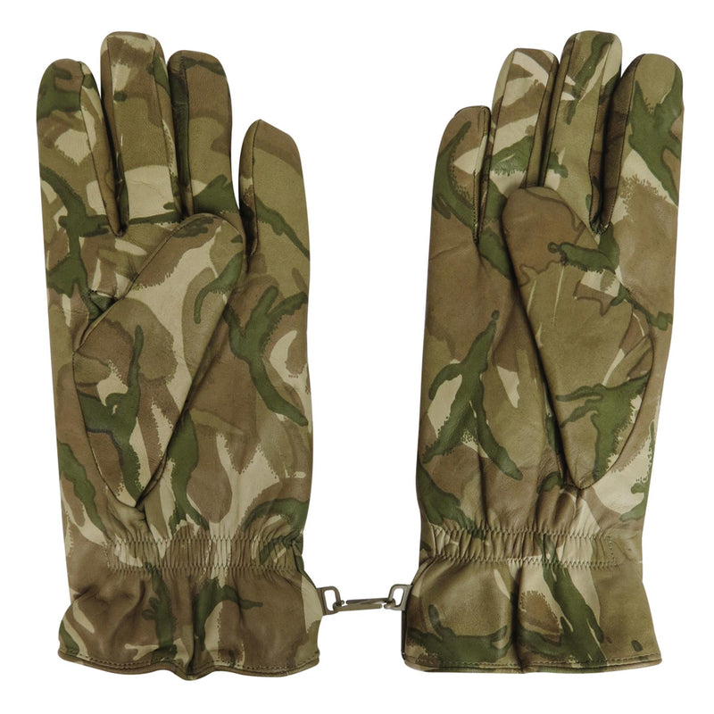 Echte Britse MK II Combat Lederen Handschoenen MTP Camouflage Warm gevoerde handschoenen
