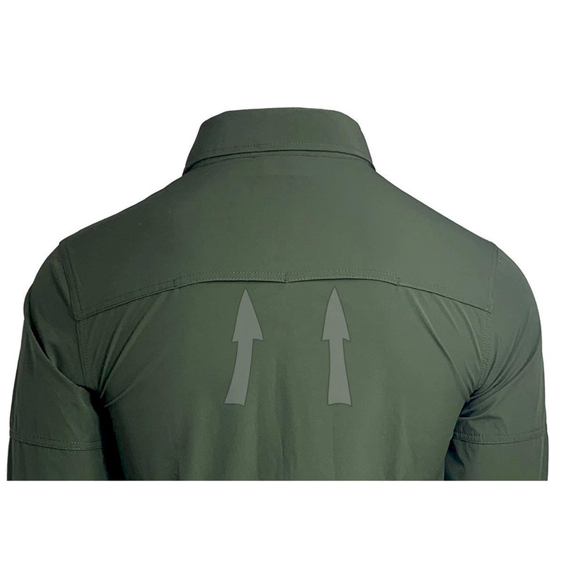 Chemise militaire à manches longues TEXAR, coupe ajustée, vêtement durable, chemises militaires classiques