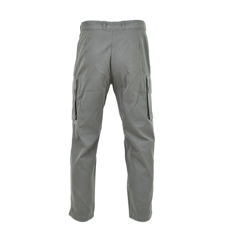 Pantalon cargo de travail gris renforcé de l'armée de l'air française authentique
