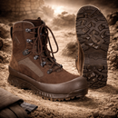 Originele Britse Militaire Lady Tactische Laarzen Haix GoreTex Membraan Bruin