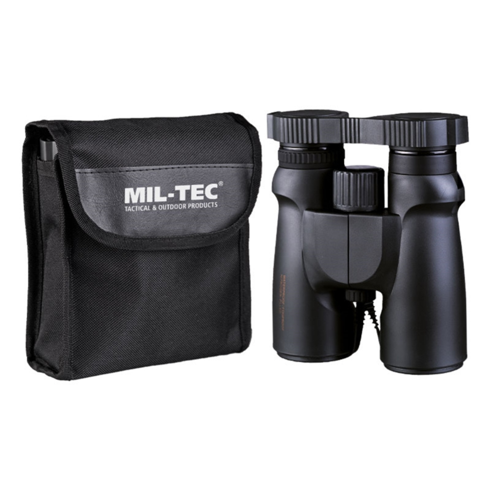 Mil-Tec Jumelles étanches 8x42 Noir Optique de randonnée de chasse en plein air