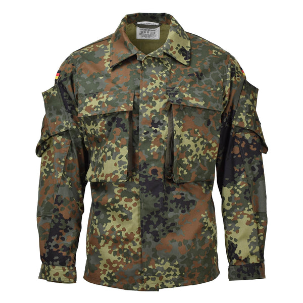 Leo Kohler Militaire gevecht Flecktarn Camo Tactical Shirts Army Forces Troops