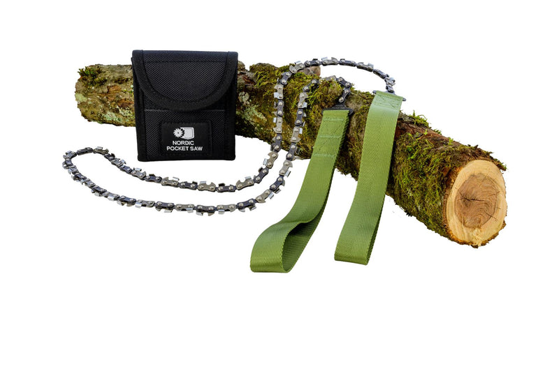Noordse pocketzaag Compact Carbon Steel Chainsaw Long Edition Hiking Camping Tool