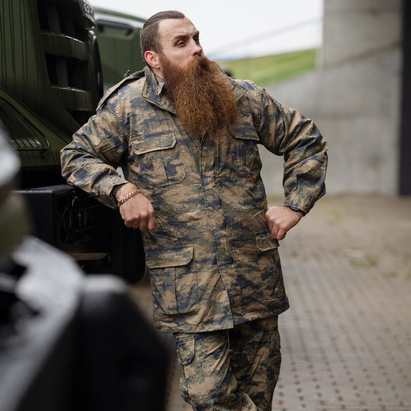 Origineel Turks militair digitaal camo -park met voering duurzaam ripstop tactisch