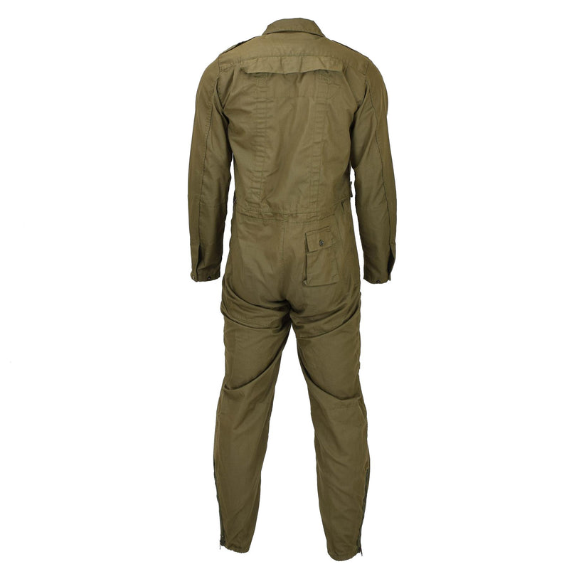 Combinaison de l'armée autrichienne originale verte Nomex résistante au feu